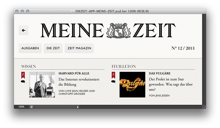Meine Zeit ermöglicht tiefe Personalisierung