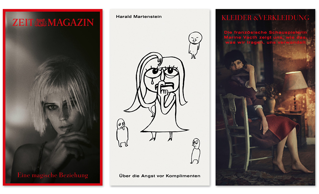 Covers des Zeit Magazins im iPhone Format