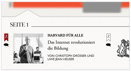ZEIT Artikel