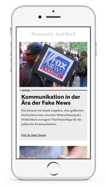 Mobile Ansicht der Zukunftsinstitut-Seite