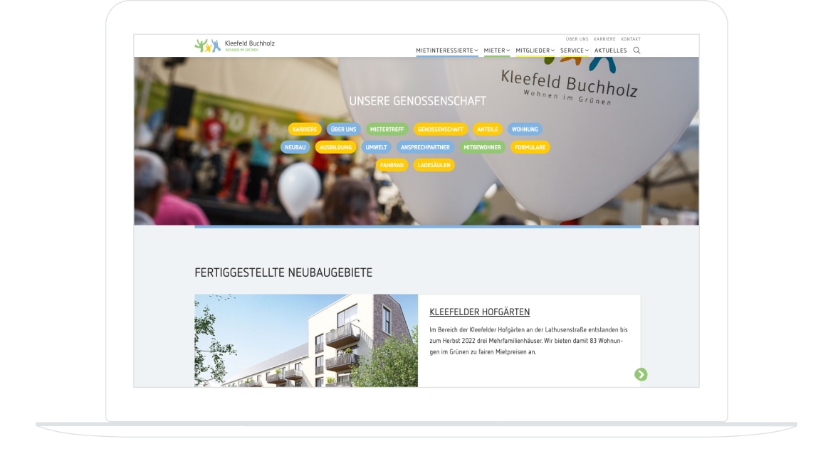 Ein Bild der Kleefeld Buchholz Seite